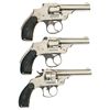 Image 2 : Three Smith & Wesson Double Action Revolvers -A) Smith & Wesson 32 Safety Hammerless 1st Model Revol