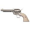 Image 1 : Nickel Plated First Generation Colt Single Action Army Revolver with Ivory Grips