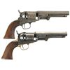 Image 1 : Two Colt Model 1849 Percussion Pocket Revolvers -A) Colt Model 1849 Revolver