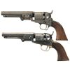 Image 2 : Two Colt Model 1849 Percussion Pocket Revolvers -A) Colt Model 1849 Revolver