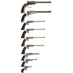 Nine Single Shot Pistols -A) Stevens No. 35 Pistol