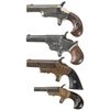 Image 2 : Four American Derringer Pistols -A) Colt Number 3 Derringer