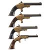 Image 1 : Four Antique Single Shot Handguns -A) Merwin & Bray Derringer