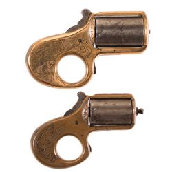 Collector's Lot of Two James Reid Knuckleduster Revolvers -A) Reid Knuckle Duster Revolver