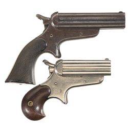 Collector's Lot of Two Sharps Pepperboxes -A) Sharps & Hankins Model 3 Pepperbox