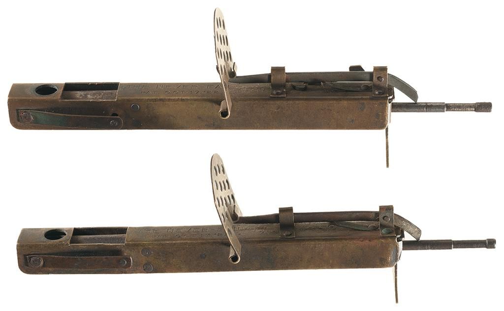 Two "Never Fail" Gopher Trap Guns A) Never Fail Gopher Trap Gun