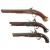 Image 2 : Three Black Powder Pistols -A) "TOWER" Marked Percussion Conversion Pistol