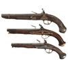 Image 2 : Three Flintlock Pistols -A) Unmarked Pistol