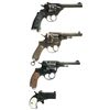 Image 2 : Four Handguns -A) Webley MK IV 38 Commercial Double Action Revolver