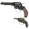 Image 1 : Collector's Lot of Two Webley Double Action Revolvers -A) Webley Number 5 450 Caliber Revolver