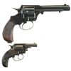 Image 2 : Collector's Lot of Two Webley Double Action Revolvers -A) Webley Number 5 450 Caliber Revolver