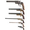 Image 2 : Three Flare Pistols and Three Single Shot Pistols -A) Unmarked Flare Pistol