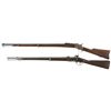 Image 2 : Two Antique Military Long Arms -A) Danish Remington Model 1867 Rolling Block Rifle with Bayonet