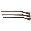 Image 2 : Three Percussion Long Guns -A) 1863 Dated Unmarked Percussion Musket
