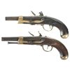Image 2 : Two French Martial Flintlock Pistols -A) French Flintlock Pistol