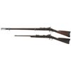 Image 2 : Two U.S. Trapdoor Long Guns -A) Springfield Model 1868 Rifle