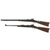 Image 2 : Two Trapdoor Long Guns -A) Harrington & Richardson Officer's Model 1873 Rifle