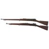 Image 2 : Collector's Lot of Two U.S. Bolt Action Rifles -A) Springfield Model 1898 Krag Rifle with Bayonet