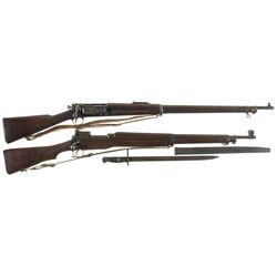 Collector's Lot of Two U.S. Bolt Action Rifles -A) Springfield Model 1896 Krag Rifle