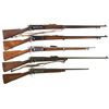 Image 1 : Five U.S. Springfield Krag Bolt Action Rifles -A) Model 1898 Krag Rifle