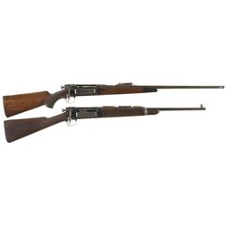 Two Springfield Krag Bolt Action Long Guns -A) Springfield Armory Model 1898 Krag Sporting Rifle