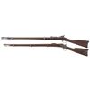 Image 2 : Two Antique Rifles -A) U.S. Springfield Model 1868 Trapdoor Rifle