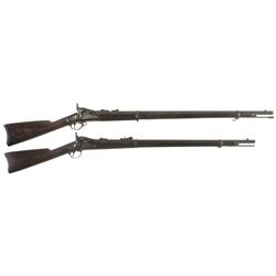 Two U.S. Trapdoor Rifles -A) Springfield Model 1868 Rifle