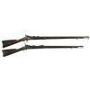 Image 1 : Two U.S. Trapdoor Rifles -A) Springfield Model 1868 Rifle