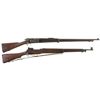 Image 1 : Two U.S. Bolt Action Rifles -A) Springfield Model 1898 Krag Rifle