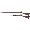 Image 2 : Two U.S. Trapdoor Long Guns -A) Springfield Model 1868 Rifle