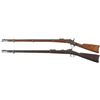 Image 2 : Two Rifles -A) U.S. Remington Rolling Block Rifle