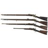 Image 2 : Collector's Lot of Four Antique Rolling Block Military Rifles -A) U.S. Inspected Remington Military 