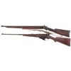 Image 2 : Collector's Lot of Two Winchester Rifles -A) U.S. Marked Winchester Model 1885 Low Wall Winder Muske