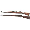 Image 2 : Two World War II Bolt Action Rifles -A) "duv" Code 42 Dated Model 98 Rifle with Scope