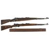 Image 1 : Two Nazi Bolt Action Rifles -A) Portuguese Contract Mauser Model 98 Rifle
