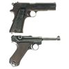 Image 2 : Two German Military Pistols -A) Nazi Proofed Radom VIS 35 Semi-Automatic Pistol