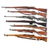 Image 3 : Seven Military Bolt Action Long Guns -A)  Swedish Contract Mauser Model 1896 Rifle
