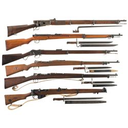 Collector's Lot of Six European Military Rifles -A) Swiss Rychner & Keller Vetterli Model 1869/71 Bo