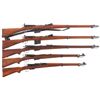 Image 1 : Collector's Lot of Five Swiss Straight Pull Military Rifles -A) Schmidt Rubin Model 1889 Rifle
