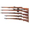 Image 2 : Collector's Lot of Five Swiss Straight Pull Military Rifles -A) Schmidt Rubin Model 1889 Rifle