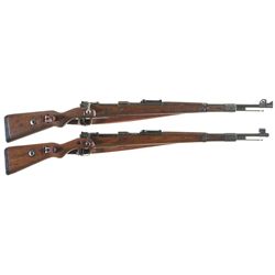 Two World War II Model 98 Bolt Action Rifles -A) Mauser "byf/44" K98 Rifle