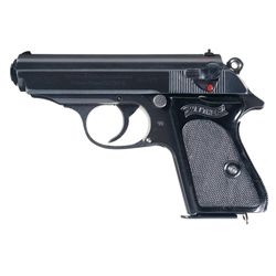 Nazi Police Proofed Walther PPK Semi-Automatic Pistol with Holster