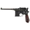 Image 1 : 1930 Commercial Mauser Broomhandle Semi-Automatic Pistol with Shoulder Stock
