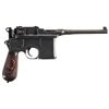 Image 3 : 1930 Commercial Mauser Broomhandle Semi-Automatic Pistol with Shoulder Stock