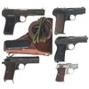 Image 2 : Five Semi-Automatic Pistols -A) Chinese Type 54 Tokarev Pistol with Holster and Extra Magazine