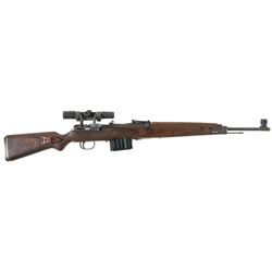 World War II Walther G43 "ac44" Semi-Automatic Sniper Rifle with Scope