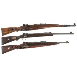 Three Military-Style Bolt Action Rifles -A) Radom Model WZ29/40 Rifle