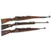Image 1 : Three Military-Style Bolt Action Rifles -A) Radom Model WZ29/40 Rifle