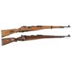 Image 1 : Two World War II Bolt Action Rifles -A) Hungarian "jhv/43M" Code G98/40 Rifle