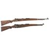 Image 1 : Two German Military Bolt Action Rifles -A) Steyr "bnz/40" Code 98K Rifle